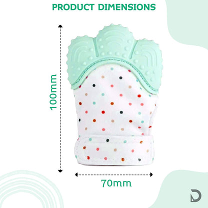 ✨ Baby Comfort Teether Gloves – Soft Silicone (Set of 2)