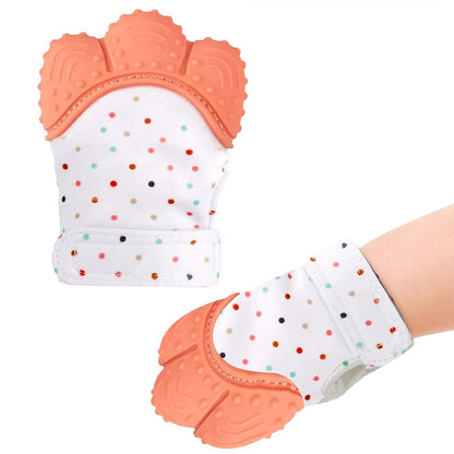 ✨ Baby Comfort Teether Gloves – Soft Silicone (Set of 2)